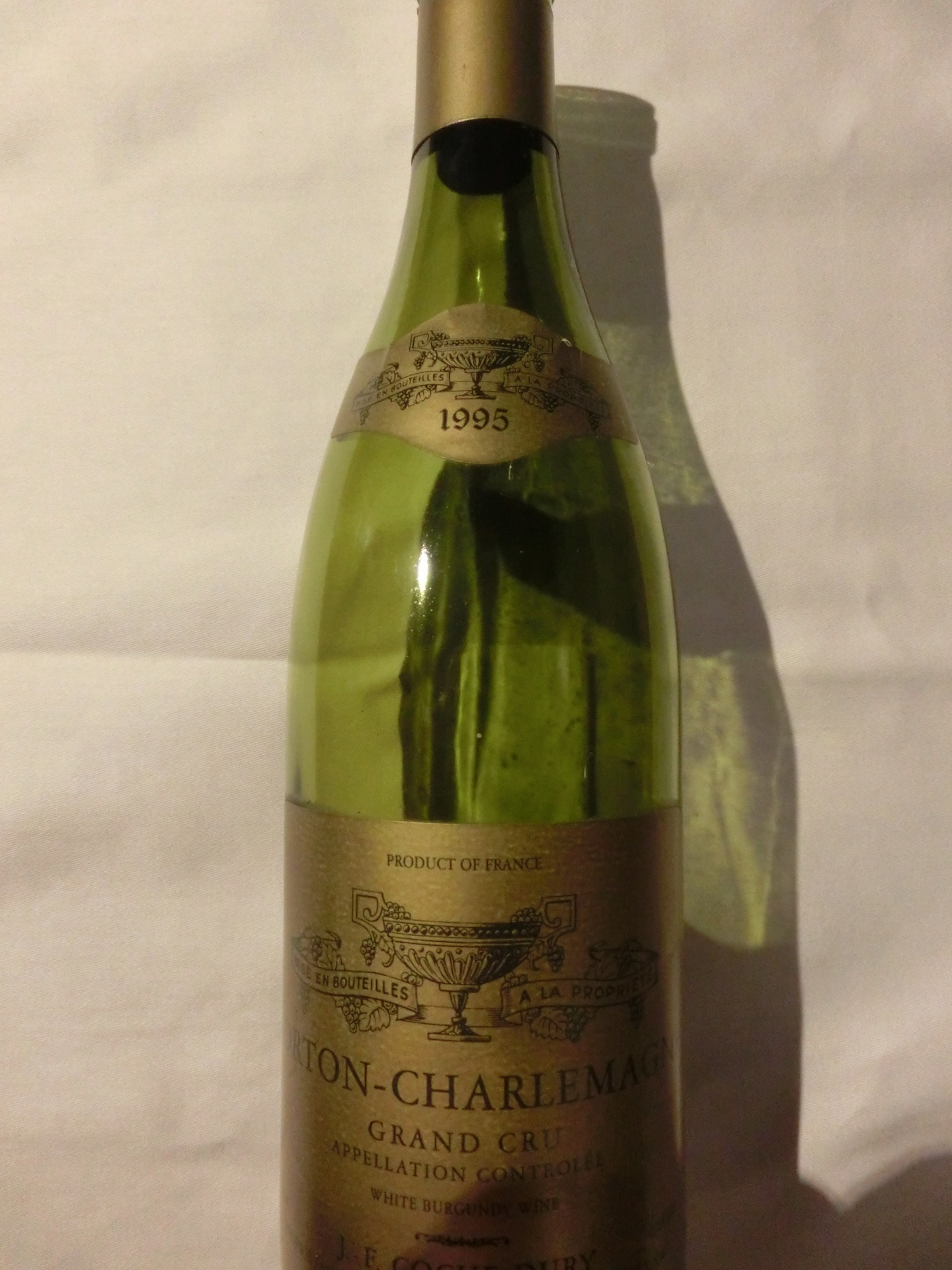 超激得大得価 コルトン・シャルルマーニュ グラン・クリュ 1995年 ドメーヌ・コヴァール AOCコルトン・シャルルマーニュ特級  （フランス・白ワイン） うきうきワインの玉手箱 通販 PayPayモール